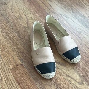 Michael Kors Women's Black and Tan Espadrilles